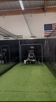 Retractable Batting Cage Netting and Cable Kit 40x12x10