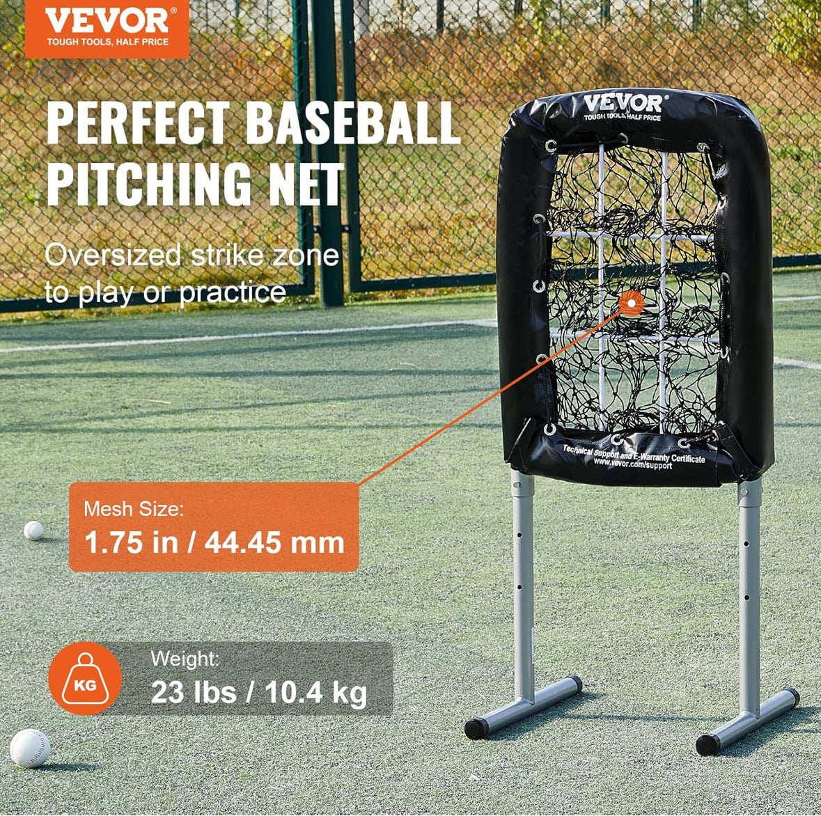 9 Hole Baseball/Softball Strike Zone 21”x29” - Heavy Duty & Portable