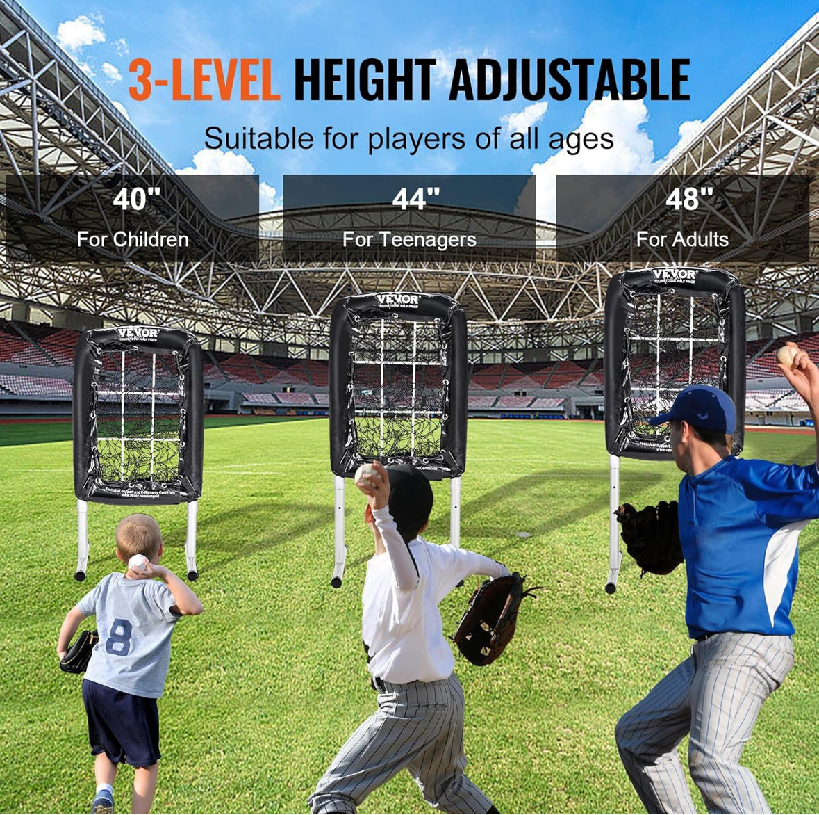 9 Hole Baseball/Softball Strike Zone 21”x29” - Heavy Duty & Portable