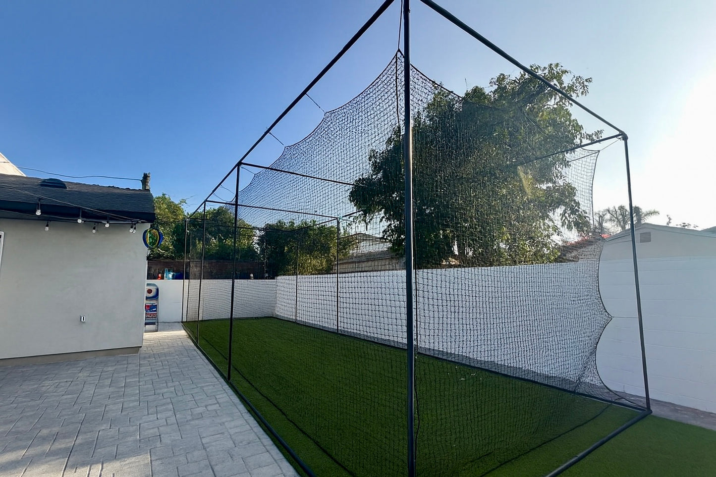 *Batting Cage for Baseball/Softball/Cricket (Free Standing Cage-Net Installed Inside of the Frame)