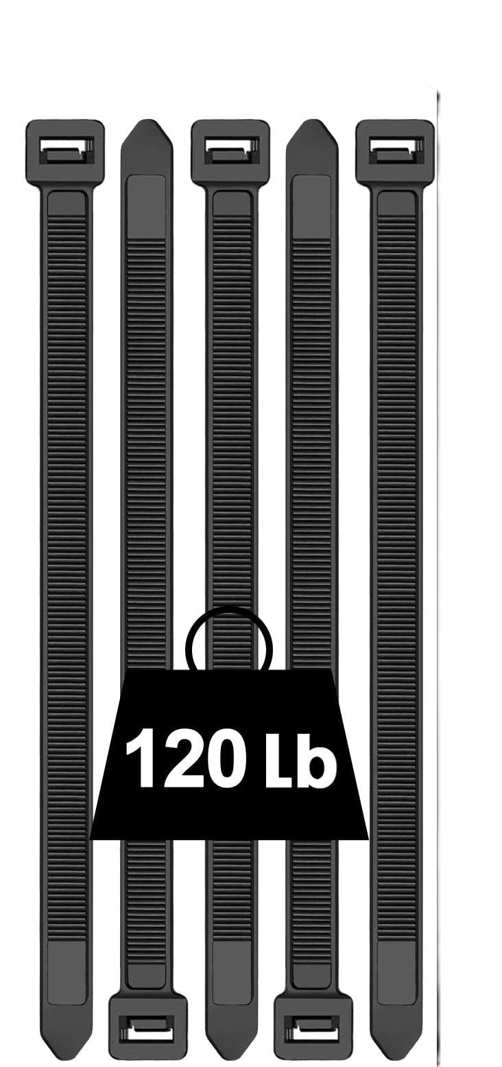 Heavy Duty Zip Ties 12"-Pack of 100