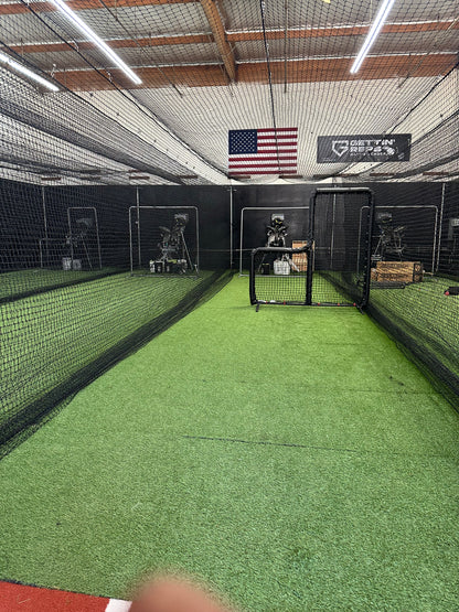 * Retractable Batting Cage for Baseball/Softball/Cricket (Net and Cable Kit)
