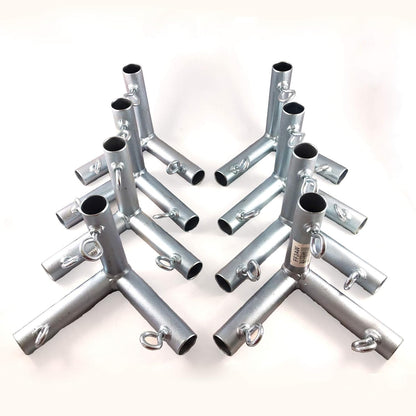 Batting Cage Corner Connectors-3 Way Corner 1-3/8" Pack of 4