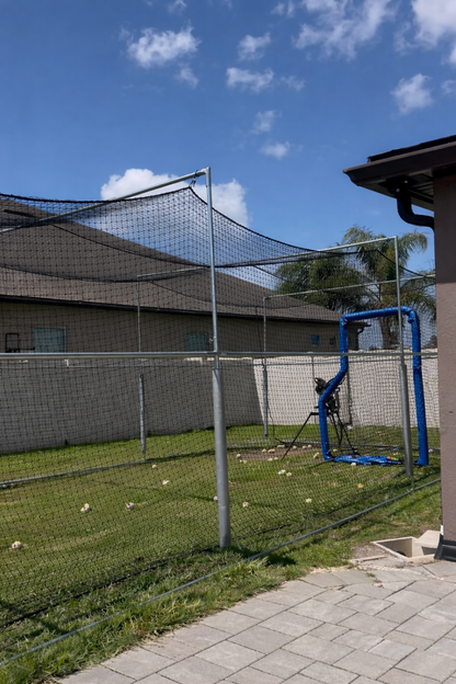 *HOA Friendly Batting Cage for Baseball/Softball/Cricket (Free Standing Cage-Net Installed Inside of the Frame)