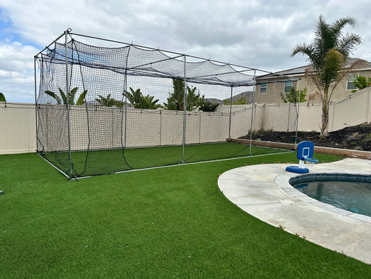 *Batting Cage for Baseball/Softball/Cricket (Free Standing Package)