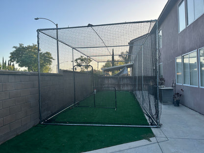 *Batting Cage for Baseball/Softball/Cricket (Free Standing Cage-Net Installed in the Outside of the Frame)