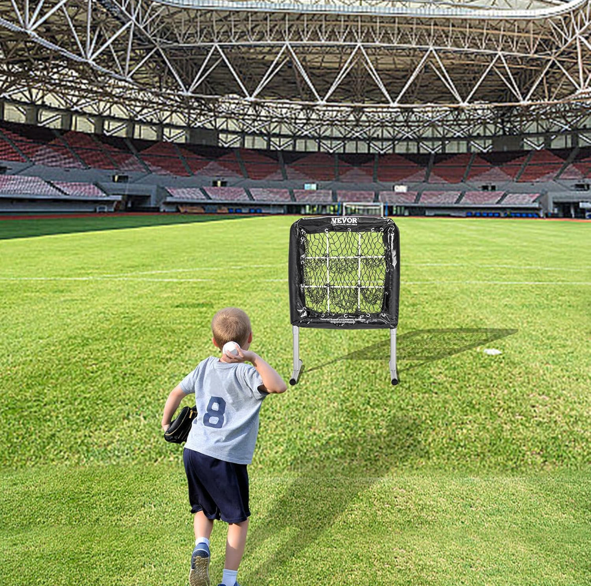 Train effectively with the 9 Hole Baseball/Softball Pitching Strike Zone 28”x27” - Heavy Duty and Portable for accuracy.