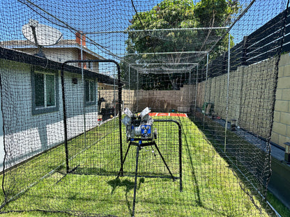 *Batting Cage+Jr.HackAttack+Hitting Mat & Heavy Duty L-Screen)