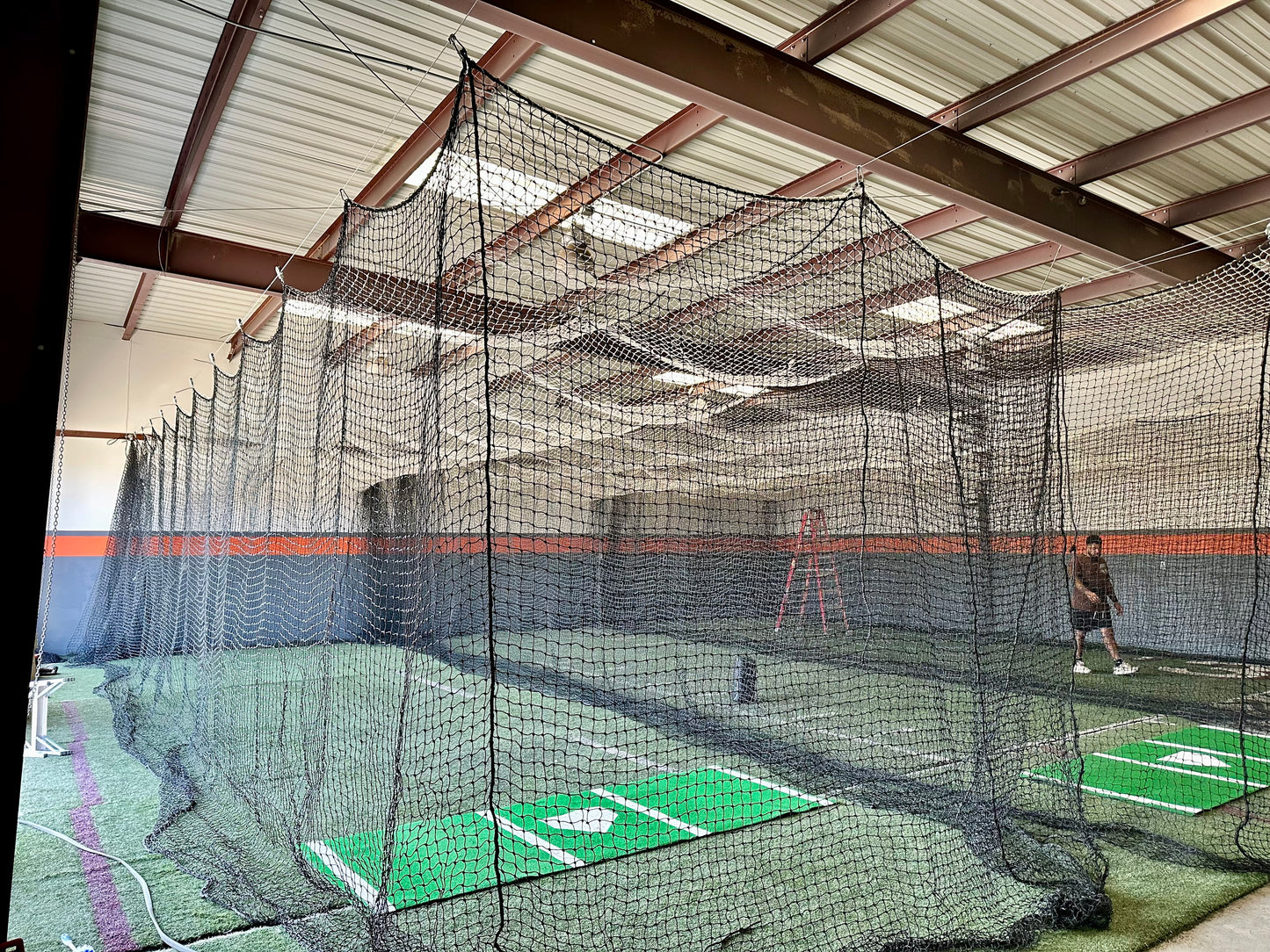 * Retractable Batting Cage for Baseball/Softball/Cricket (Net and Cable Kit)