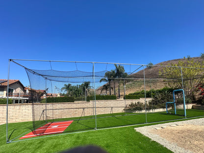 *Batting Cage for Baseball/Softball/Cricket (Free Standing Cage-Net Installed Inside of the Frame)