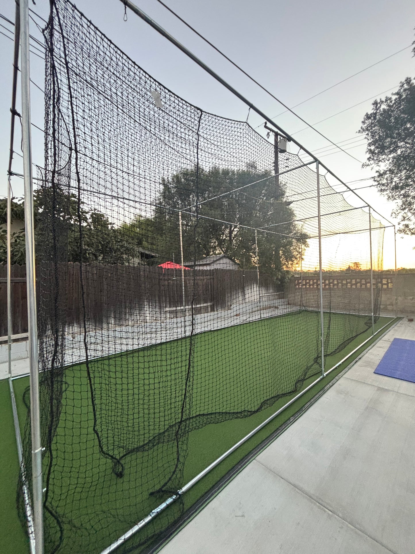 *Batting Cage for Baseball/Softball/Cricket (Free Standing Cage-Net Installed Inside of the Frame)