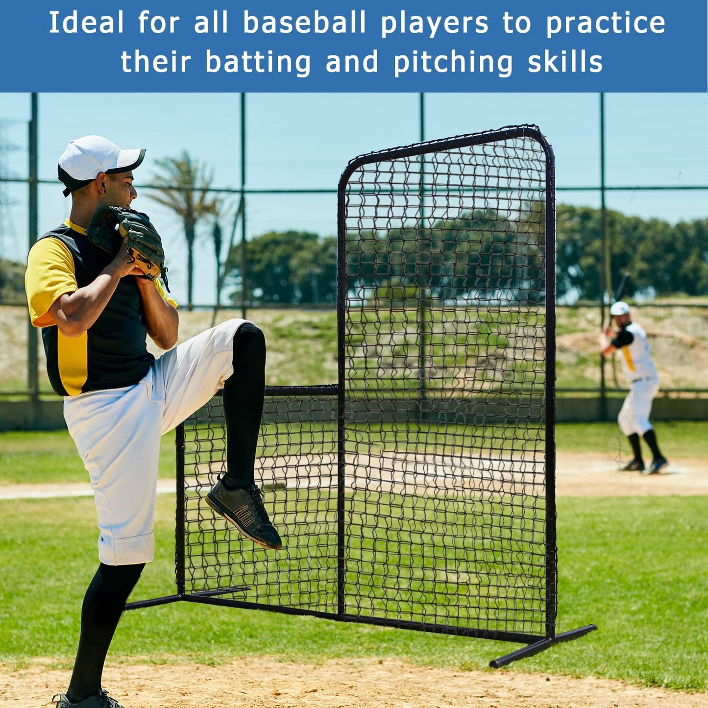 Baseball L-Screen -Heavy Duty & Portable