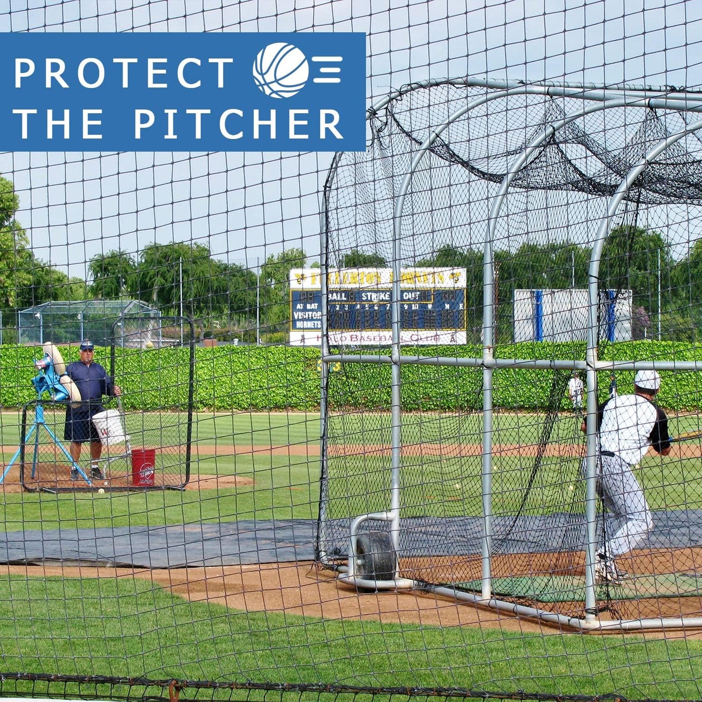 Baseball L-Screen -Heavy Duty & Portable