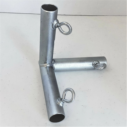 Batting Cage Corner Connectors-3 Way Corner 1-3/8" Pack of 4