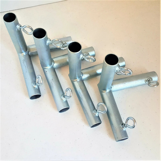 Batting Cage Corner Connectors-3 Way Corner 1-3/8" Pack of 4